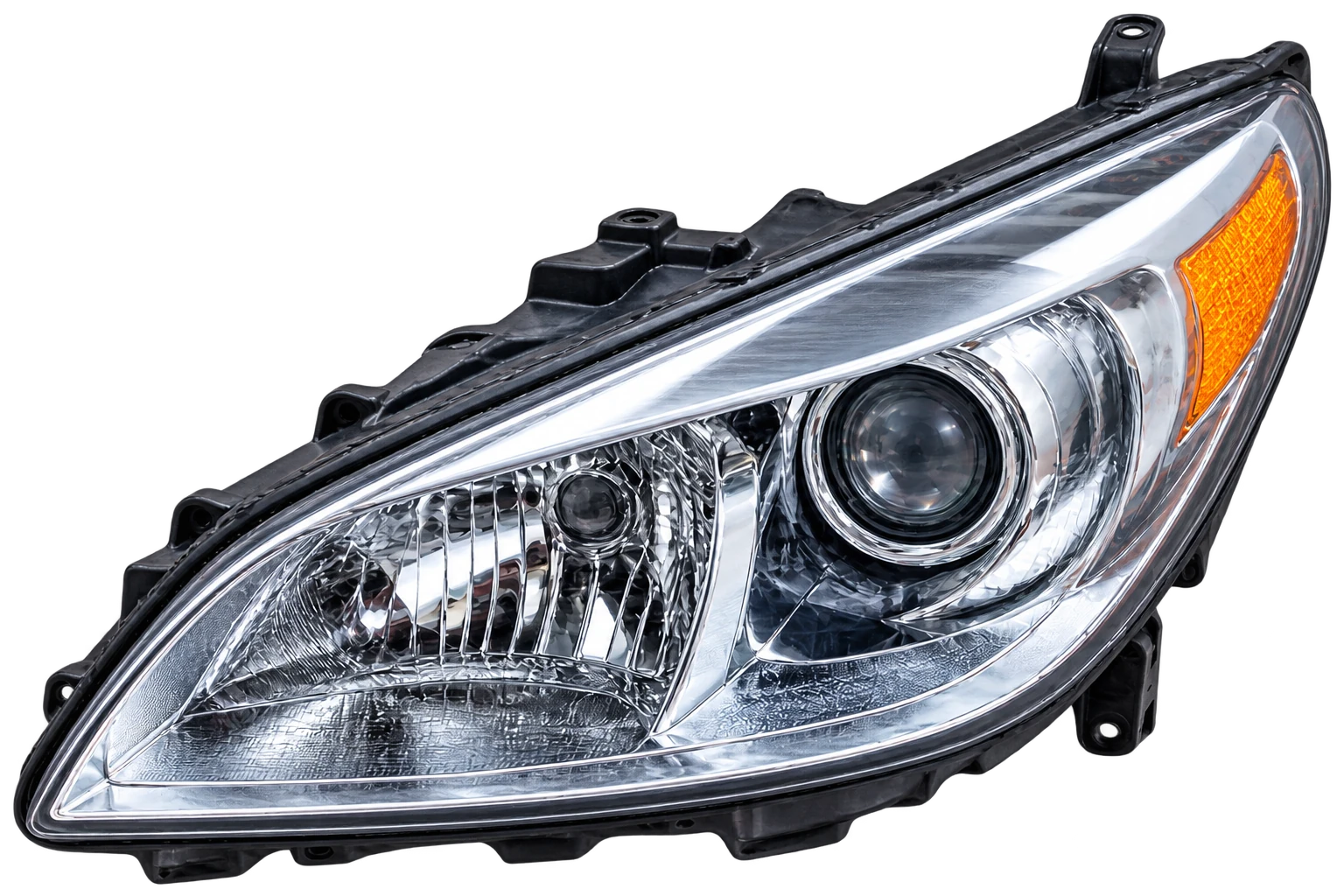 Clear headlight lens